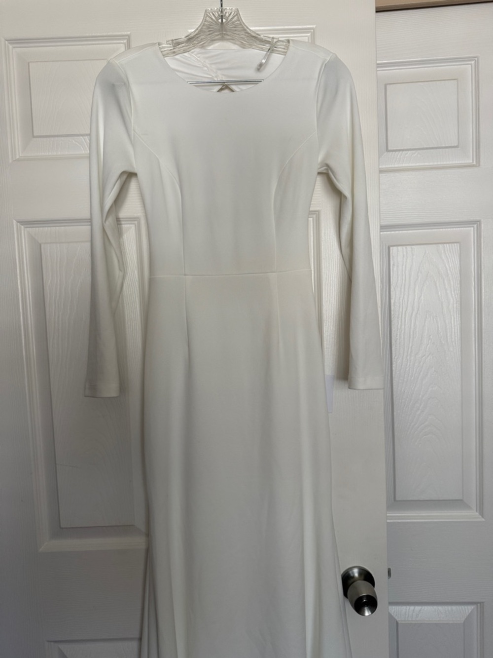 Lulu’s White Eloquent Endearment Wedding Dress XS